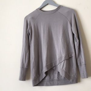 Wrap Front Sweatshirt